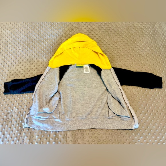 Scooby Doo Blue, Gray & Yellow Zip-Up Hoodie Jacket, Boys Size 2T. - Picture 5 of 6